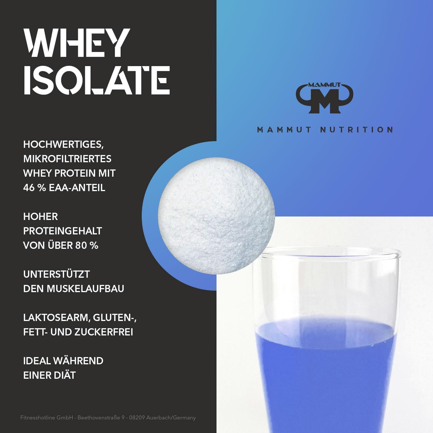 Mammut Whey Isolate Blue Raspberry 460g 2