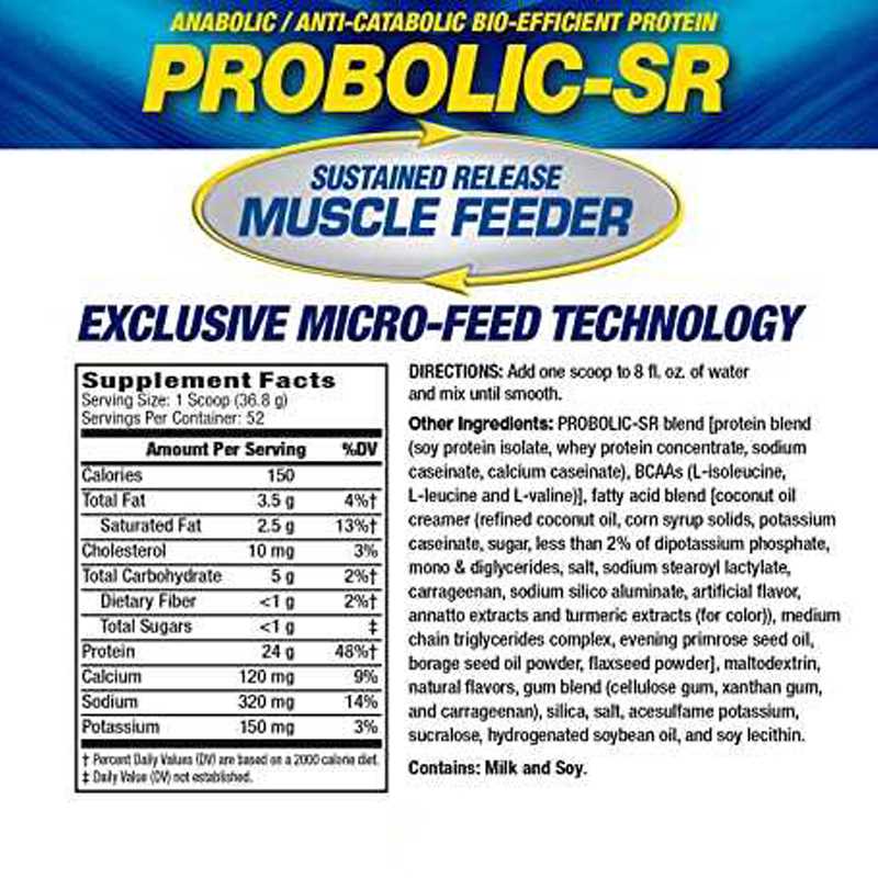 MHP Probolic-SR Muscle Feeder Chocolate 26 serviri 2