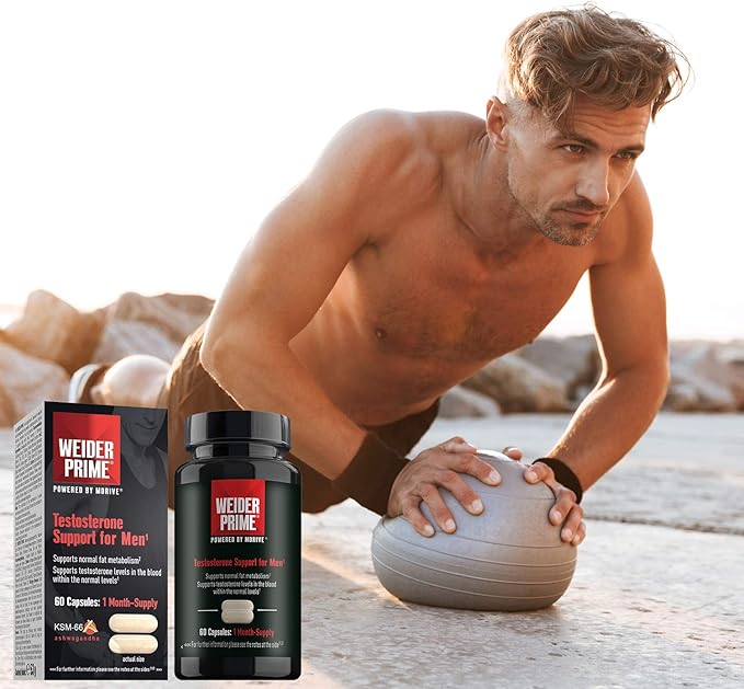Weider Prime Testosterone Support for Men 60 caps 3