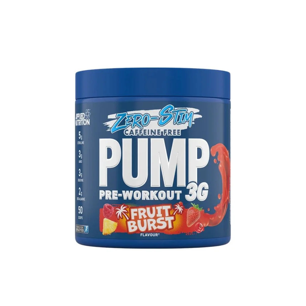 Applied Nutrition Pump 3G Pre-workout Zero Stimm Fruit Burst 375g