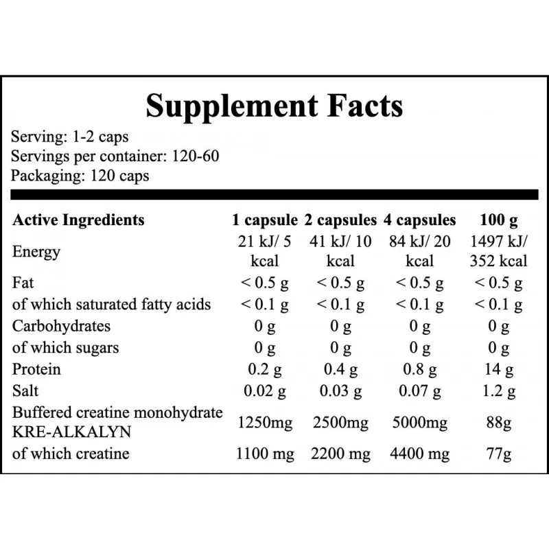  Olimp Krea-Alkalyn 2500 Mega Caps 120 capsule 2