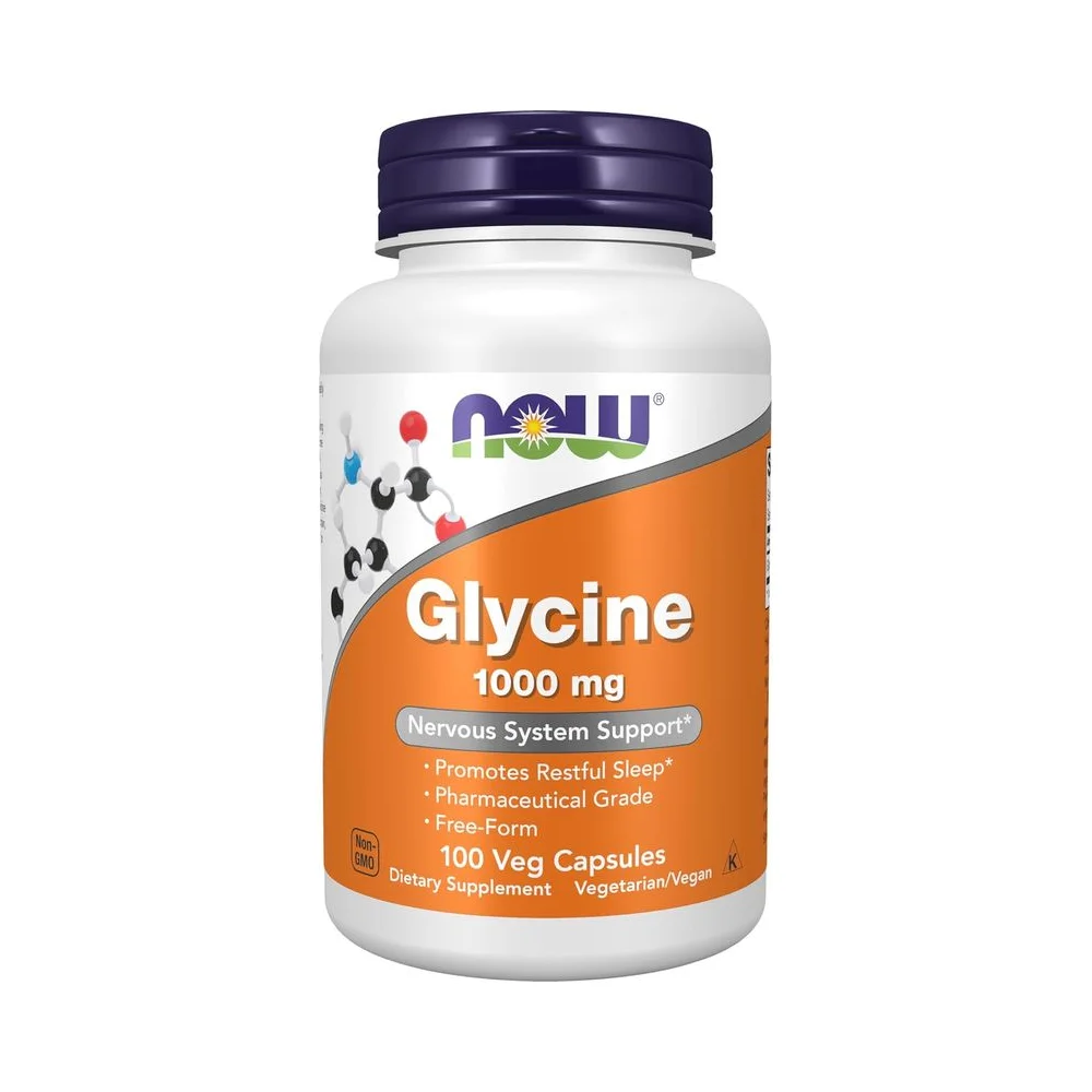 Now Glycine 1000mg 100 vegan capsule