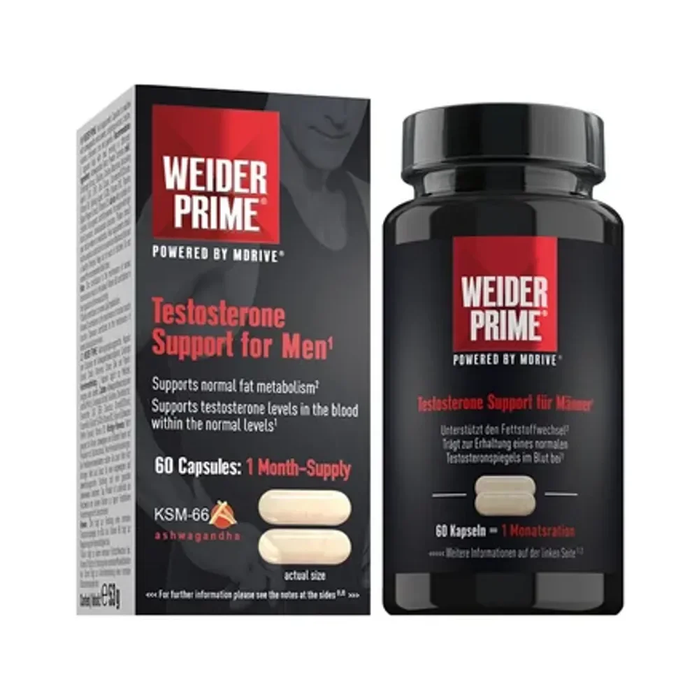 Weider Prime Testosterone Support for Men 60 caps