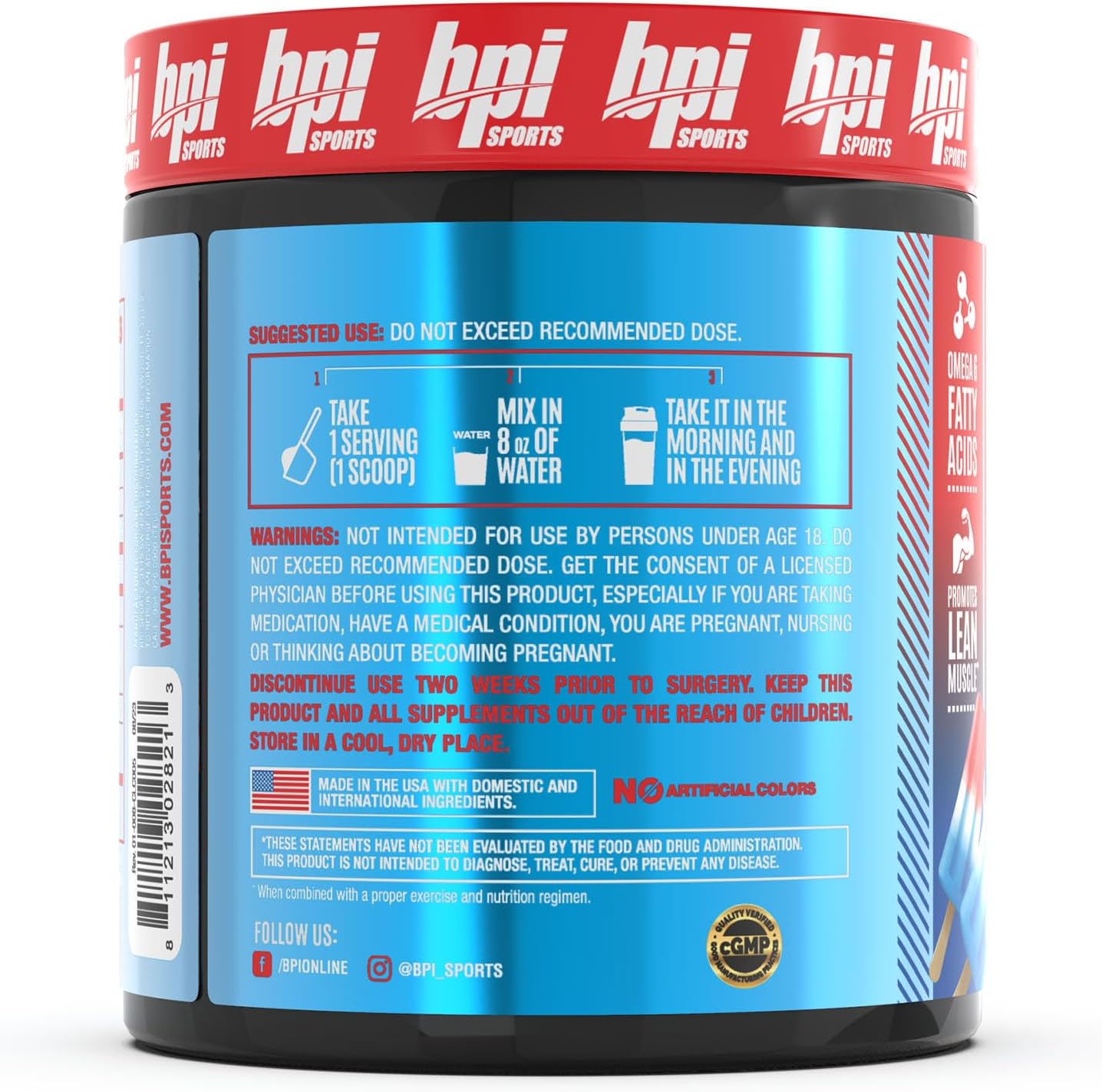 Bpi Sports Cla+Carnitine 50 Serviri Rainbow Ice 3