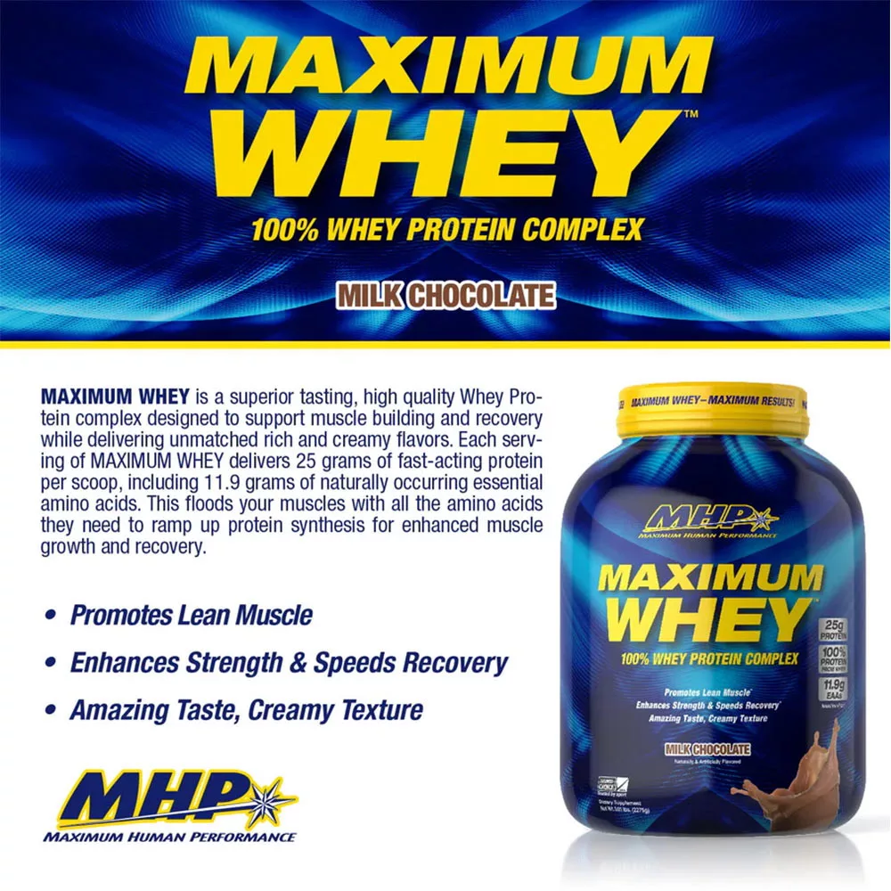 MHP Maximum Whey Milk Chocolate 2275g 2