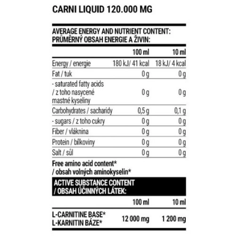 Extrifit Carni 120 000mg Liquid 1000ml Pineapple Mango 2