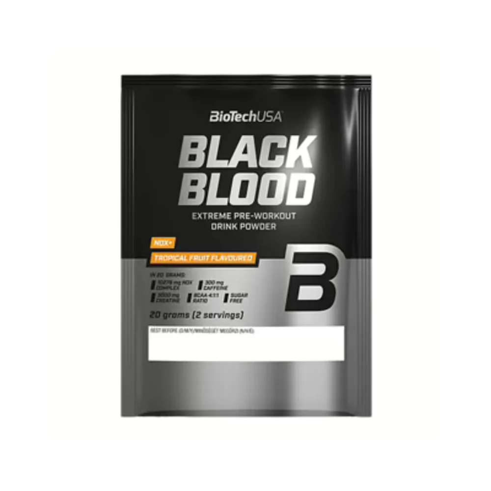 BioTech USA Black Blood Pre-workout Bluberry Lime  20g