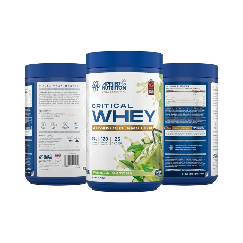 Applied Nutrition Critical Whey Vanilla Matcha 825g 2