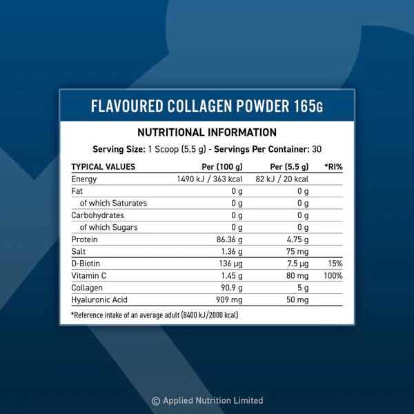 Applied Nutrition Collagen Powder Strawberry 165g 2