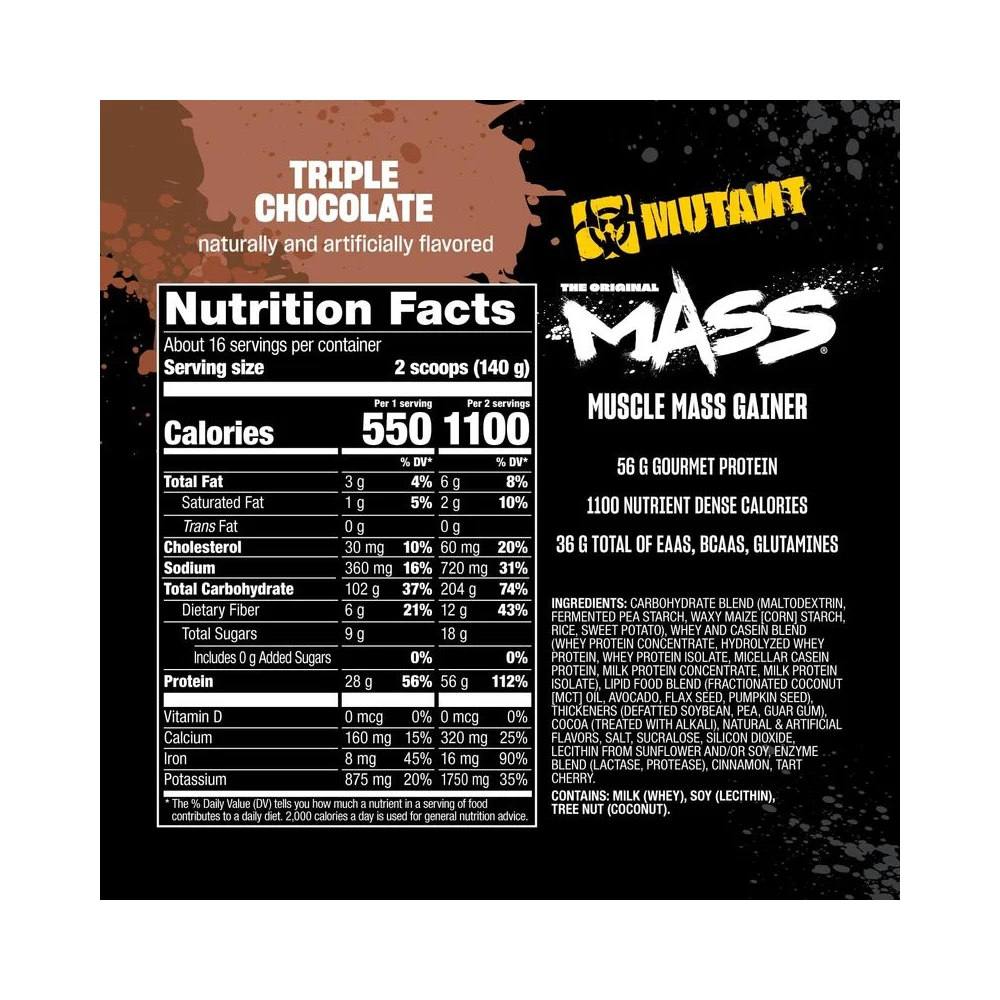Mutant Mass Triple Chocolate 2270g 2