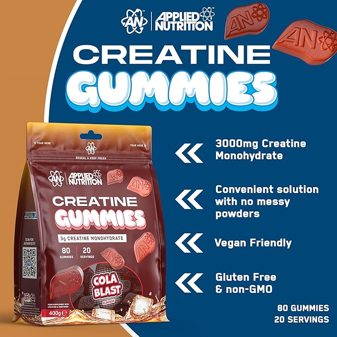 Applied Nutrition Creatine Gummies Cola 80 Gummies 3