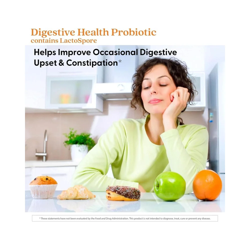 Doctor's Best Digestive Health Probiotic 2 Bilion with LactoSpore 60vcaps 4