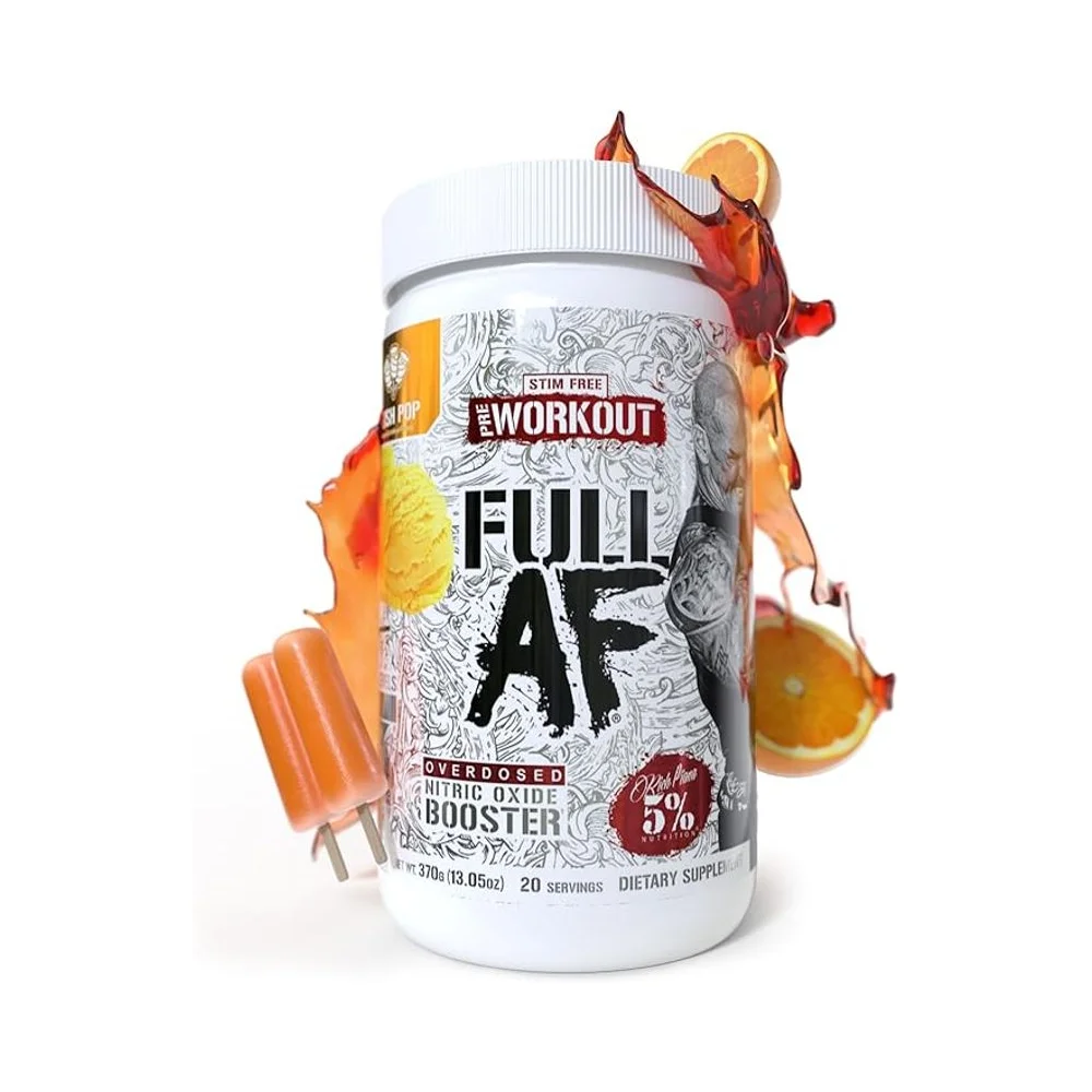5% Nutrition Full AF Pre-workout Stim Free Push Pop 370g