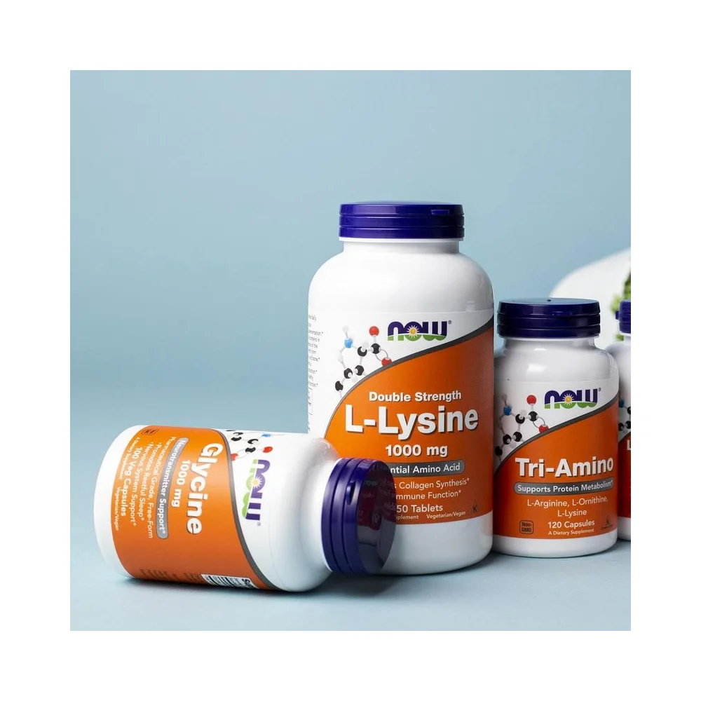 Now Glycine 1000mg 100 vegan capsule 4