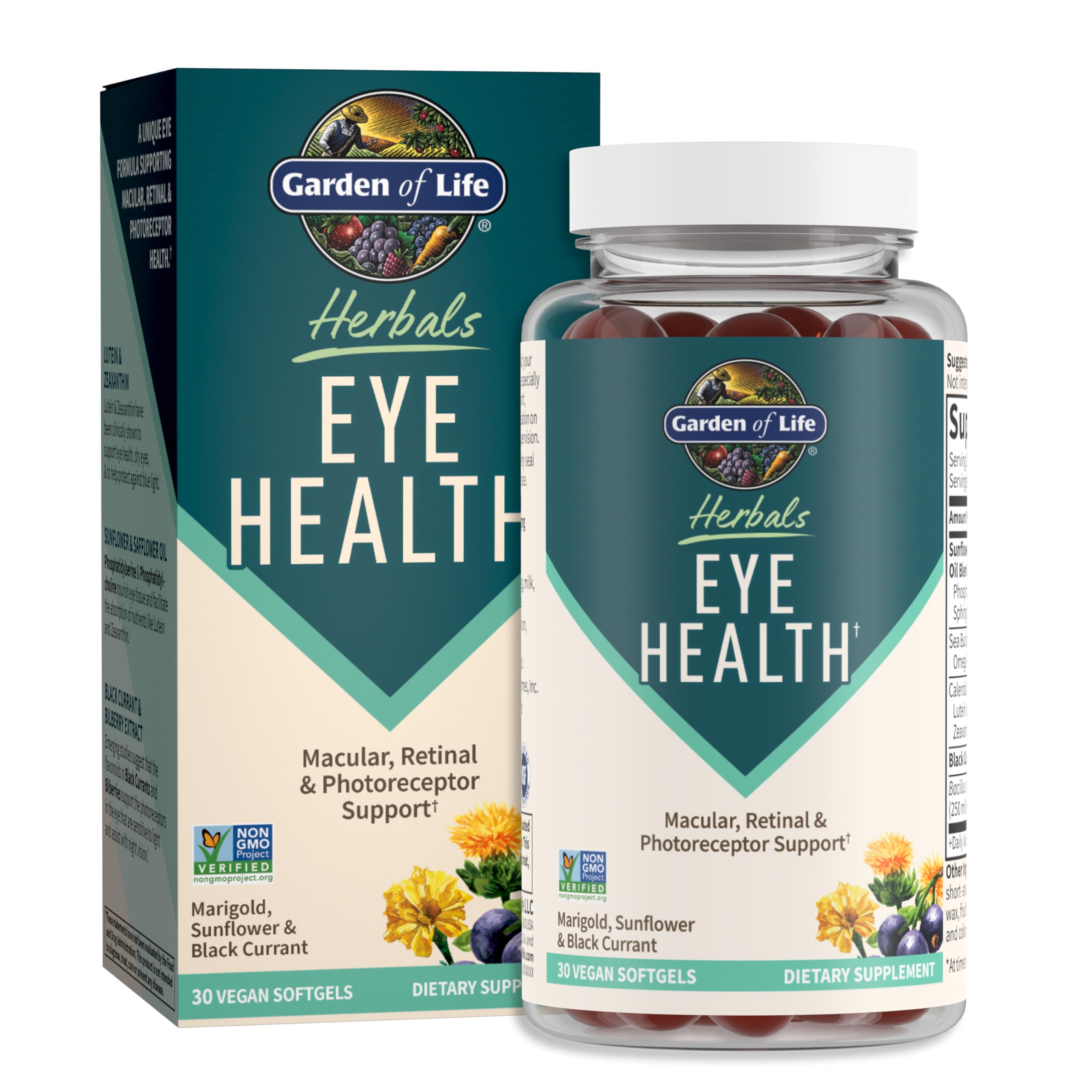 Garden Of Life Herbals Eye Health 30 vegan softgel 3