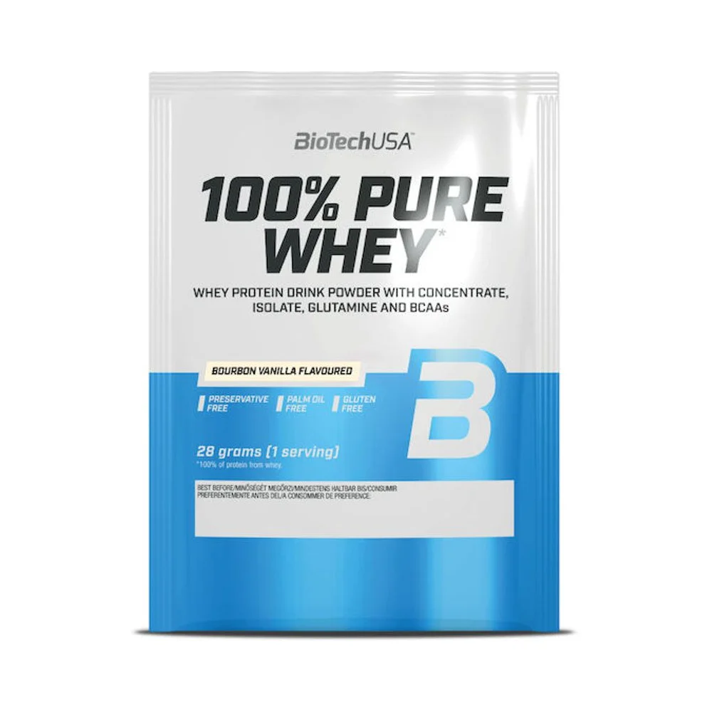 BioTech USA 100% Pure Whey  Bourbon Vanila 28g