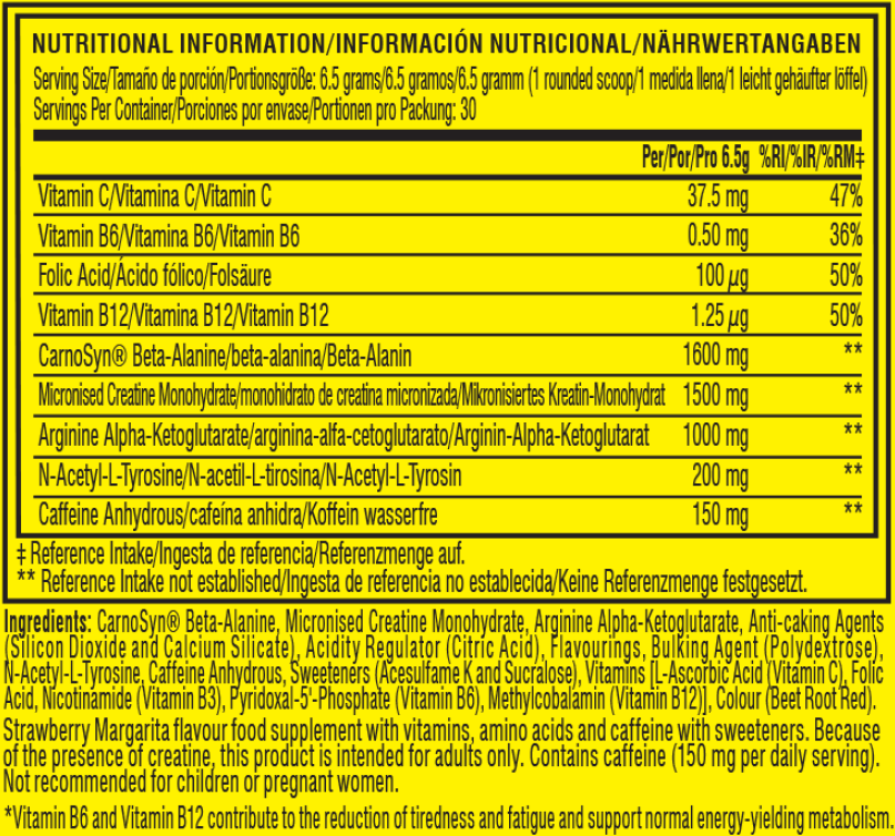 C4 Original Pre-workout Strawberry Margarita 30 serviri  2