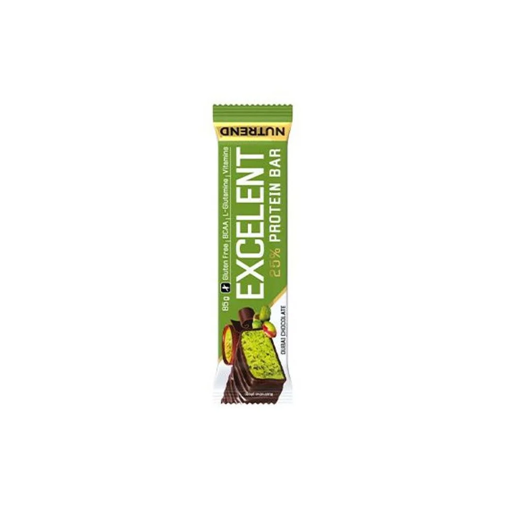 Nutrend Excelent 25% Protein Bar 85g Dubai Chocolate