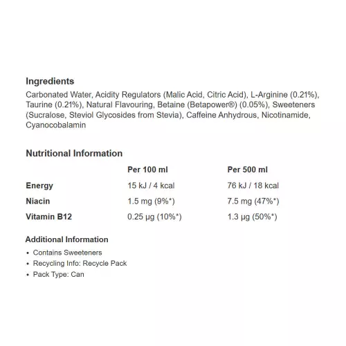 Cellucor C4 Energy Drink Green Apple 500ml 2