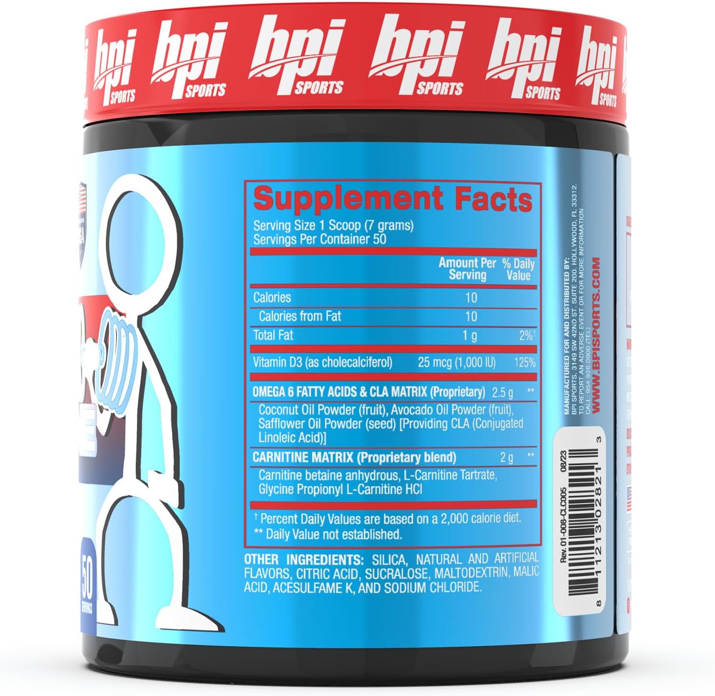 Bpi Sports Cla+Carnitine 50 Serviri Rainbow Ice 2