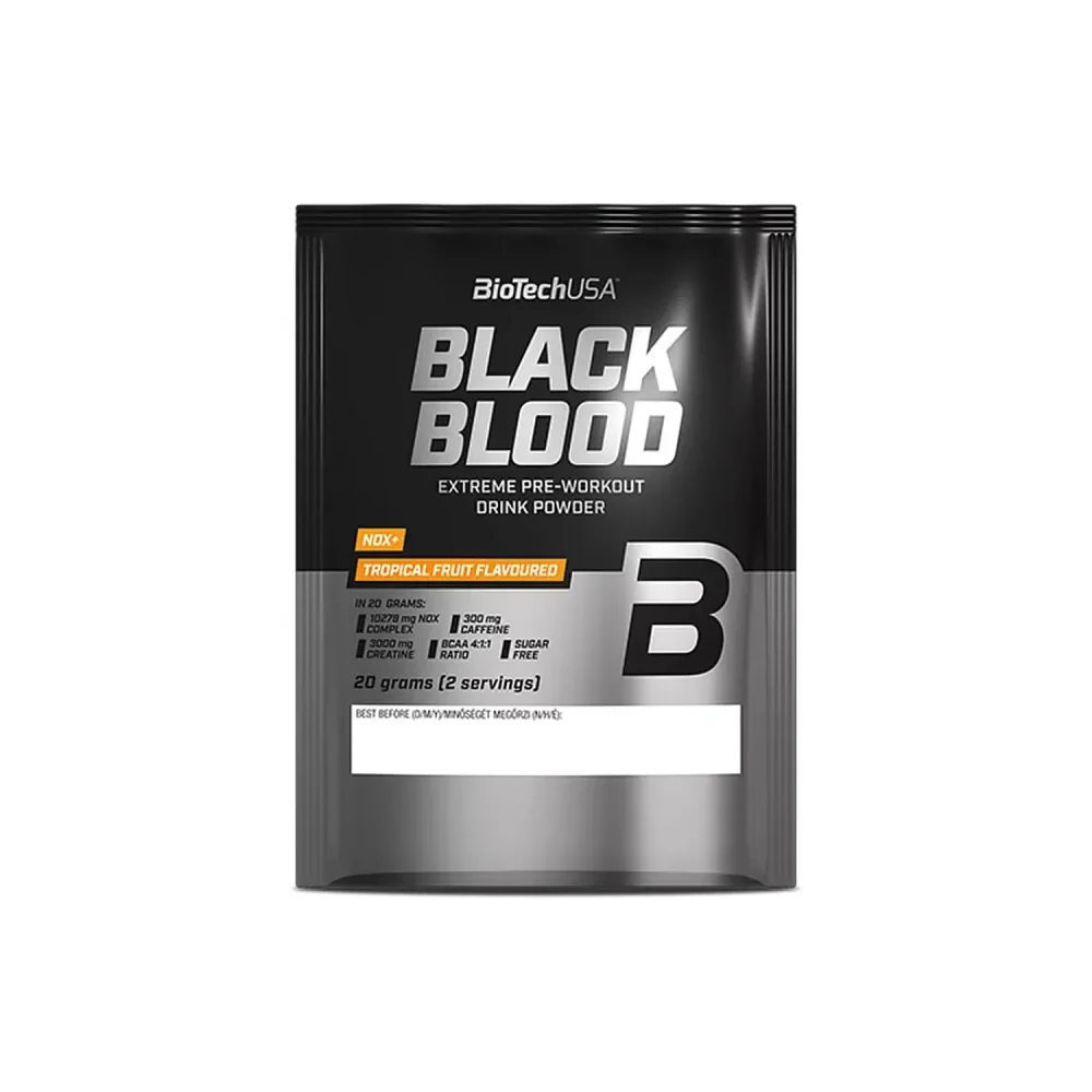BioTech USA Black Blood Pre-workout Bluberry Lime  20g 2