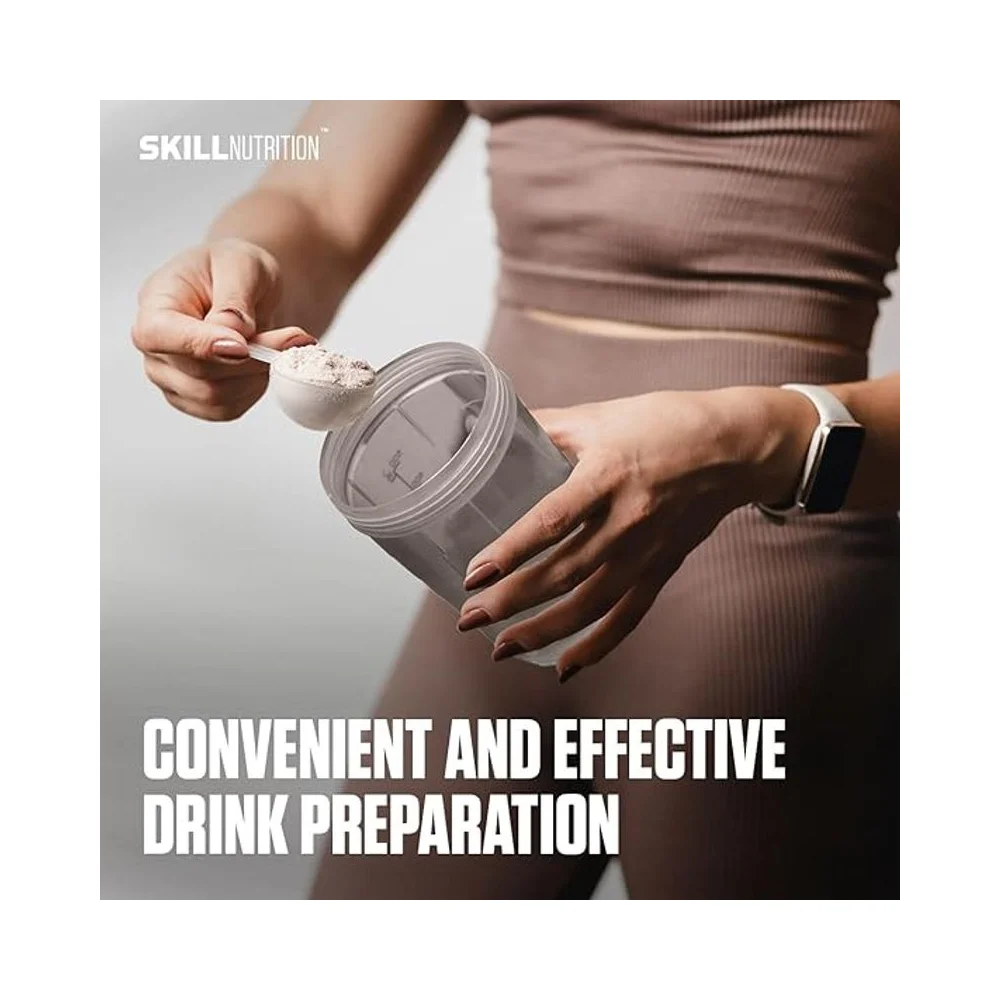 Skill Nutrition Shaker Smoked Transparent 700ml 3