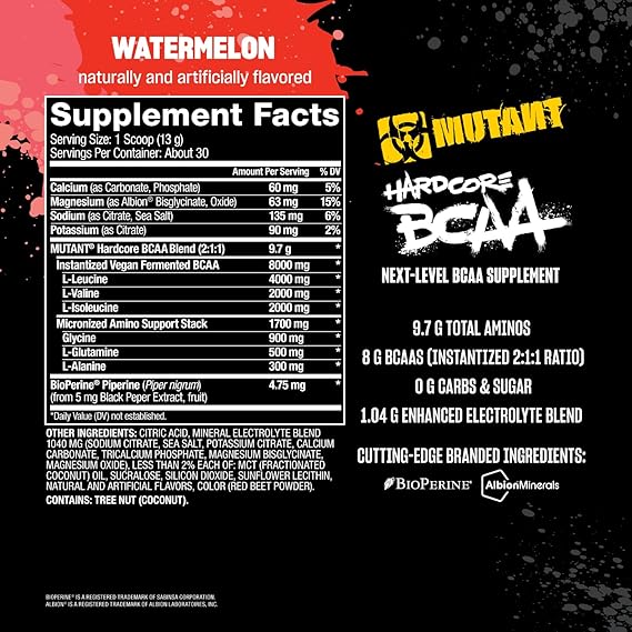 Mutant Hardcore BCAA 390g Watermelon 2