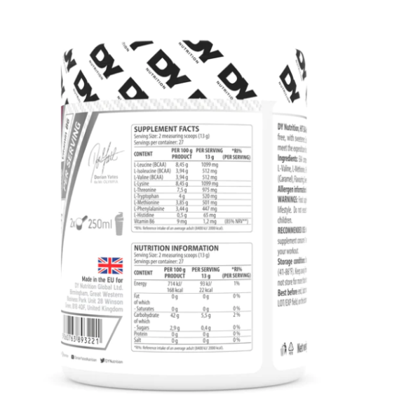 Dorian Yates Hit EAA Amino Complex Bubble Gum 360g 2