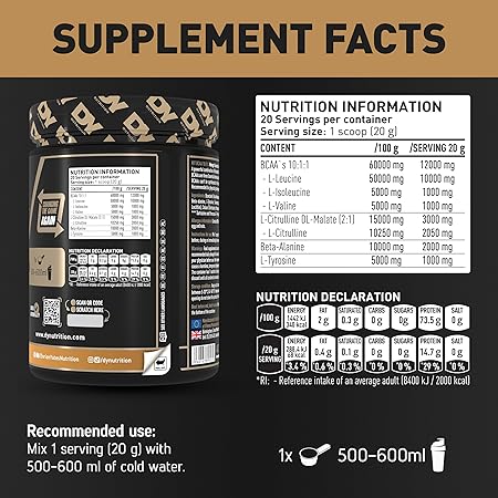 Dorian Yates Hit BCAA 10:1:1 Strawberry 400g 2