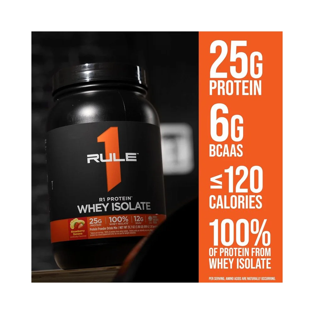 Rule 1 R1 Whey Isolate 14 serviri Chocolate Fudge 4