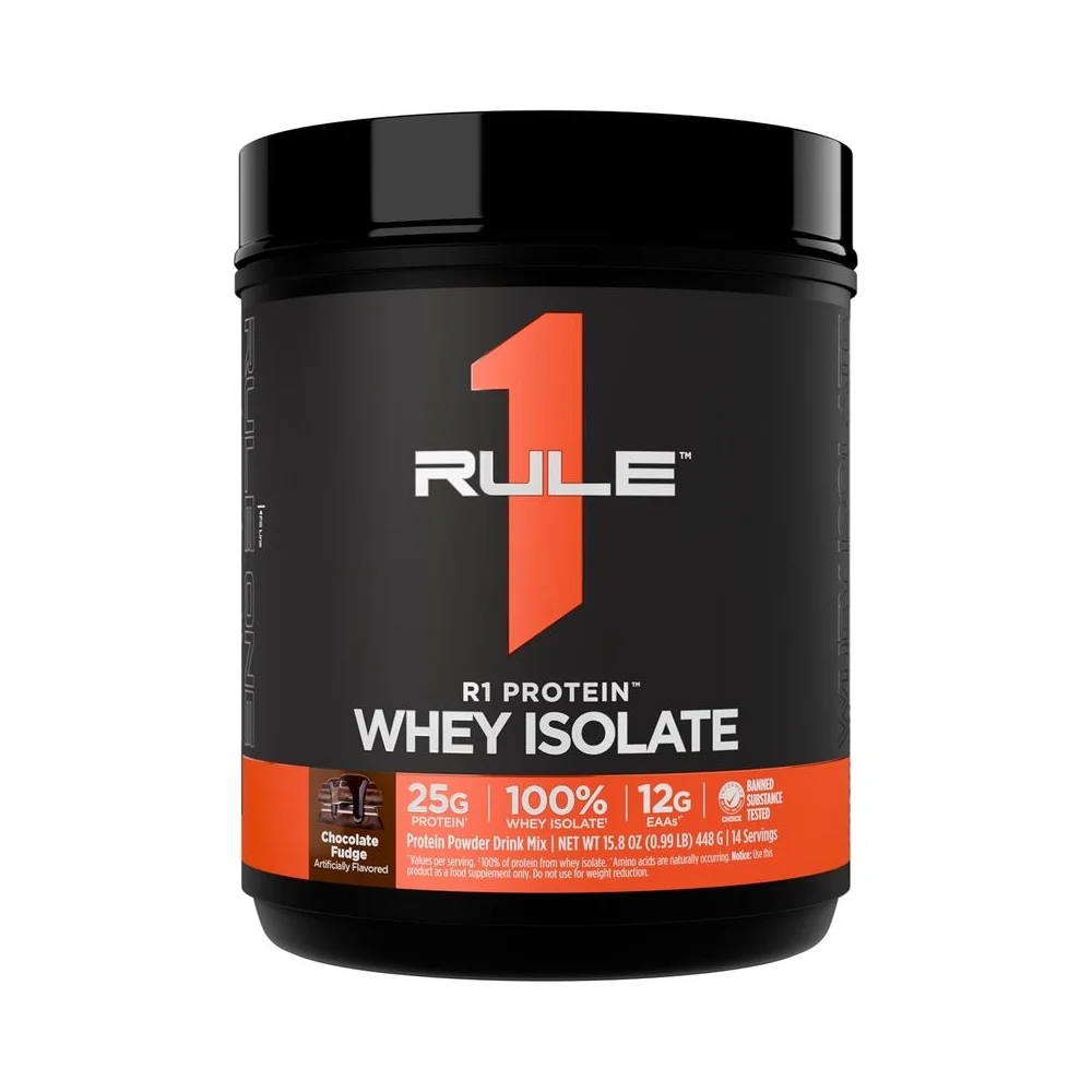 Rule 1 R1 Whey Isolate 14 serviri Chocolate Fudge