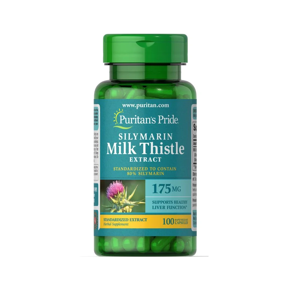 Puritan's Pride Silymarin Milk Thistle 175mg 100 capsule
