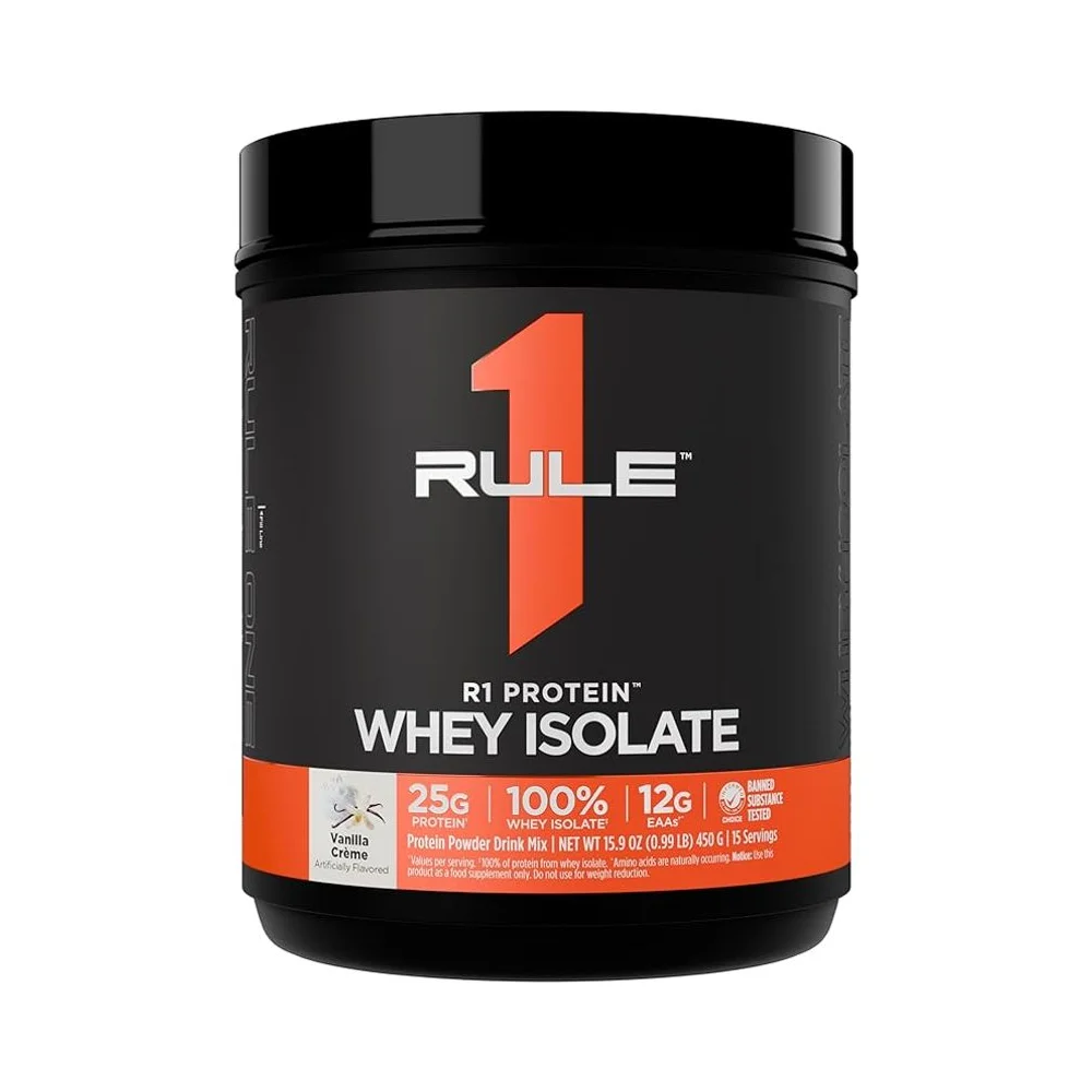 Rule 1 R1 Protein Whey Isolate 15 serviri Vanilla Creme