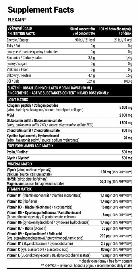 Extrifit Flexain Joint Guard 1000ml Raspberry 2