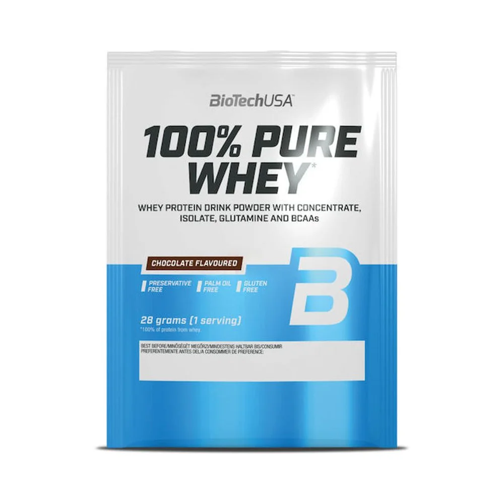 BioTech USA 100% Pure Whey Ciocolată 28g