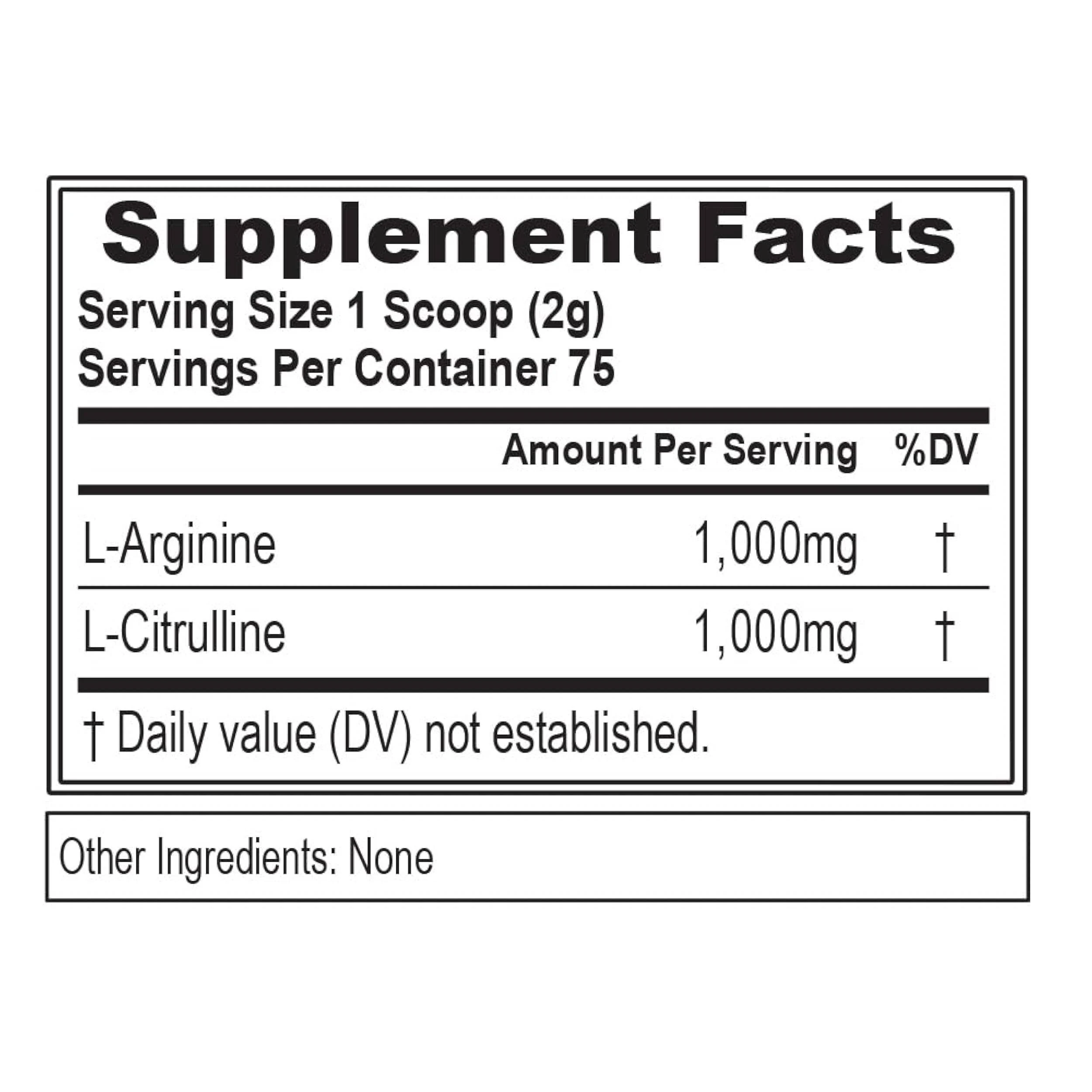 EVLution Nutrition L-Arginine + L-Citruline 150g 2