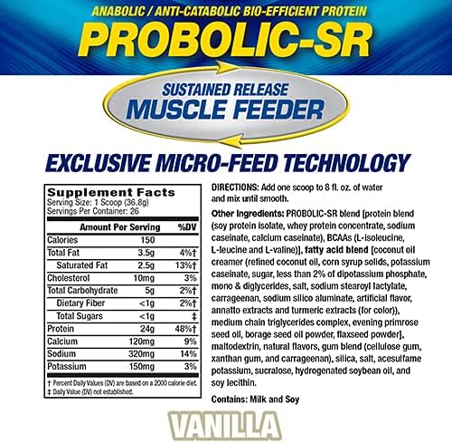 MHP Probolic-SR Muscle Feeder Vanilla 26 serviri 2