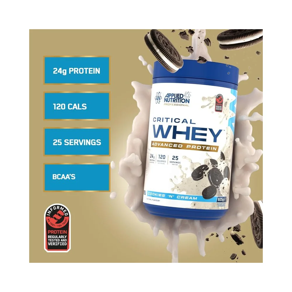 Applied Nutrition Critical Whey Cookies'n Cream  825g 4