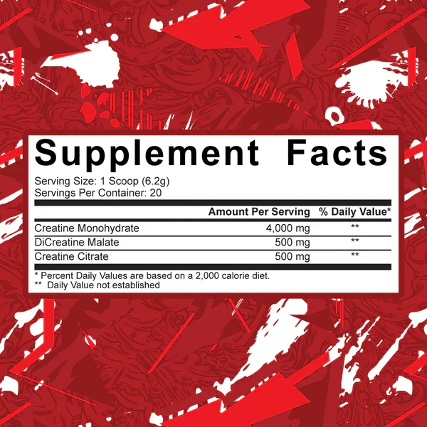 5% Nutrition Creatine Code Red WildBerry 126g 2
