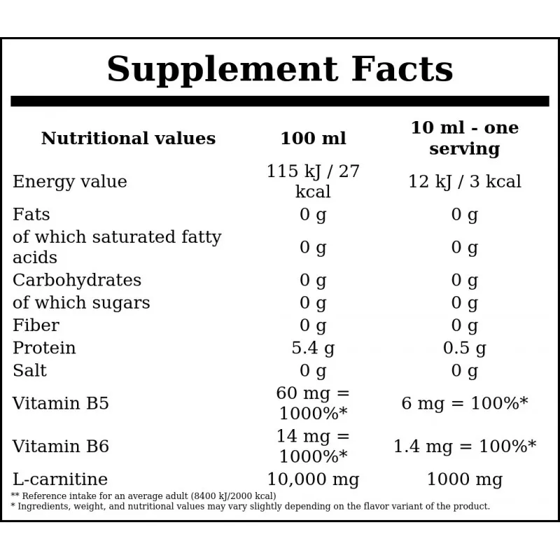Nutrend Carnitine 100 000 1000ml  Sour Cherry 2