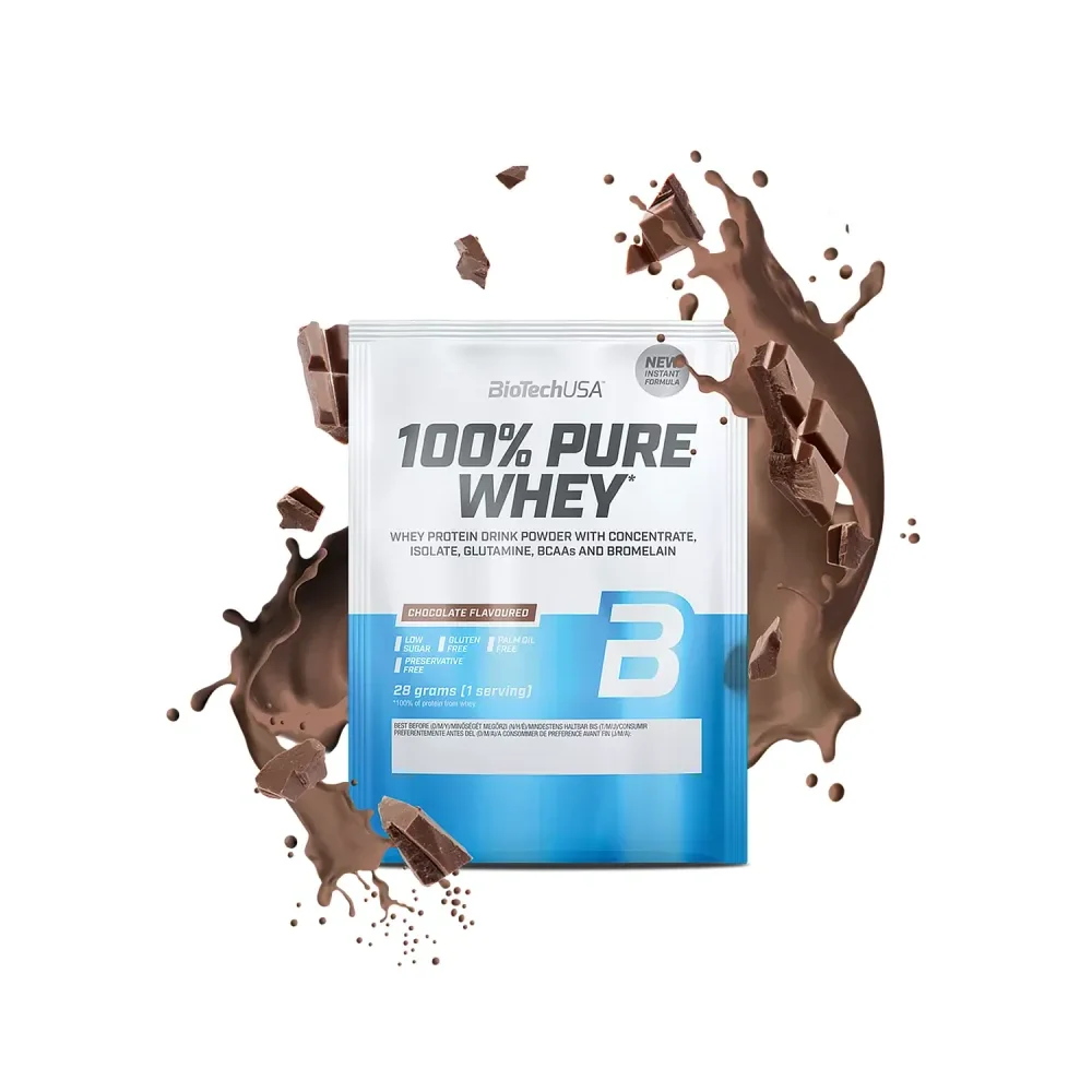 BioTech USA 100% Pure Whey Ciocolată 28g 3