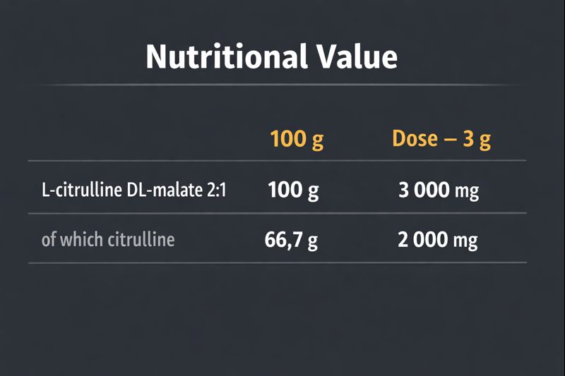 Nutrend Citrulină Malat 300g Unflavoured 2