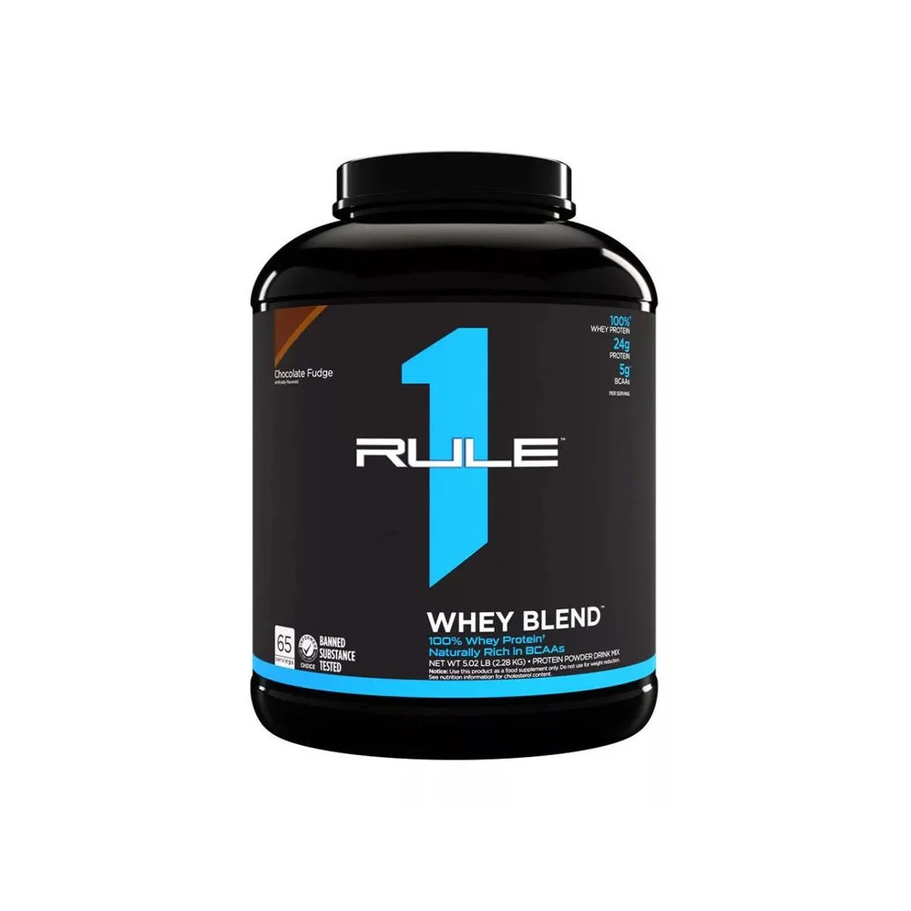 Rule 1 Whey Blend Chocolate Fudge 2.28kg