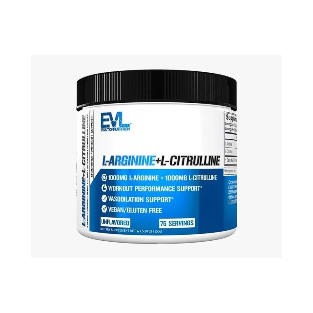 EVLution Nutrition L-Arginine + L-Citruline 150g